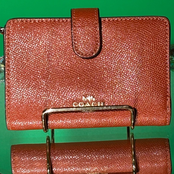 Coach Handbags - Coach Brown Leather Wallet EUC